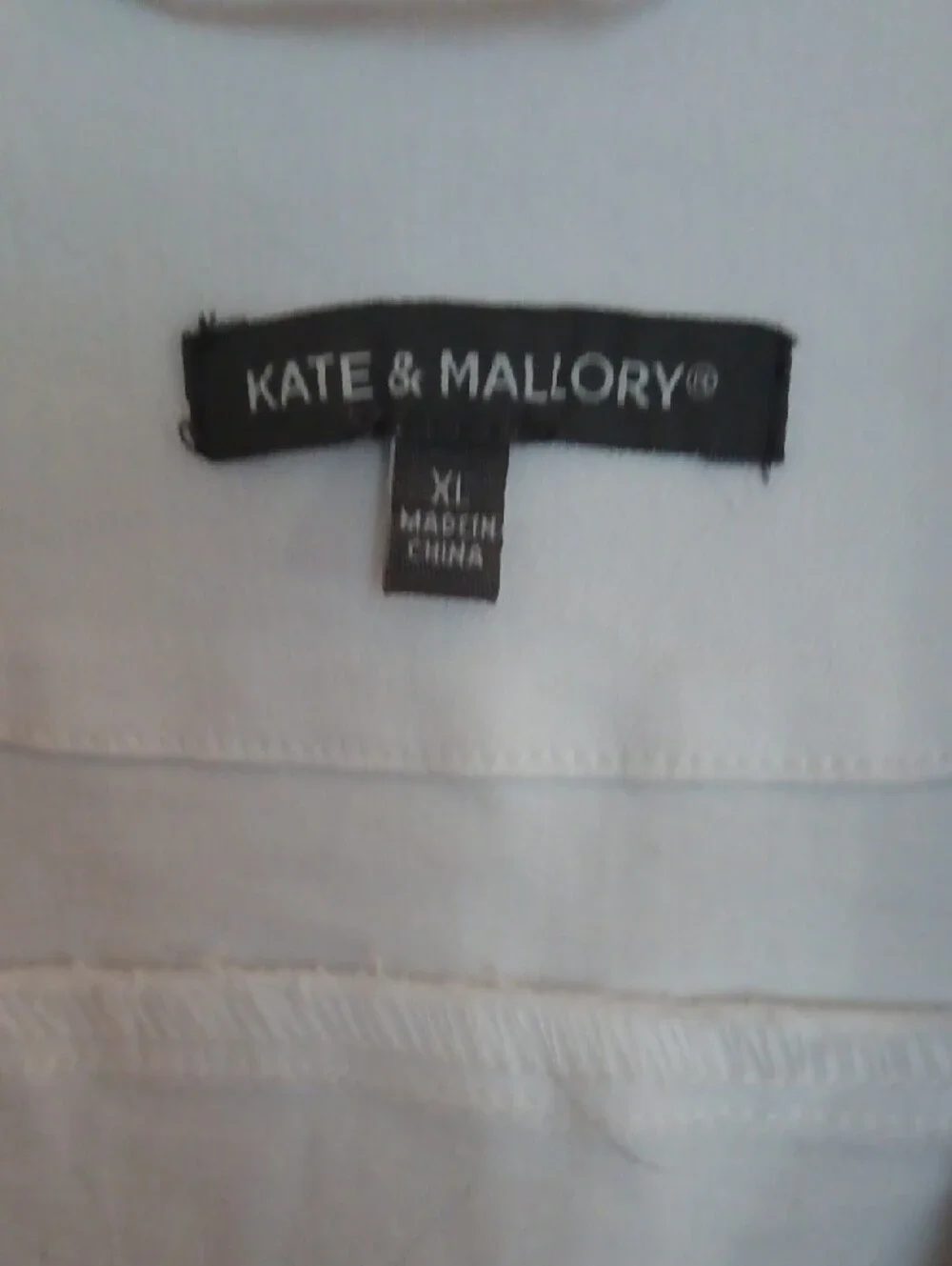 Kate & Mallory White Ruffle-Trim Jean Jacket - Picture 5 of 6